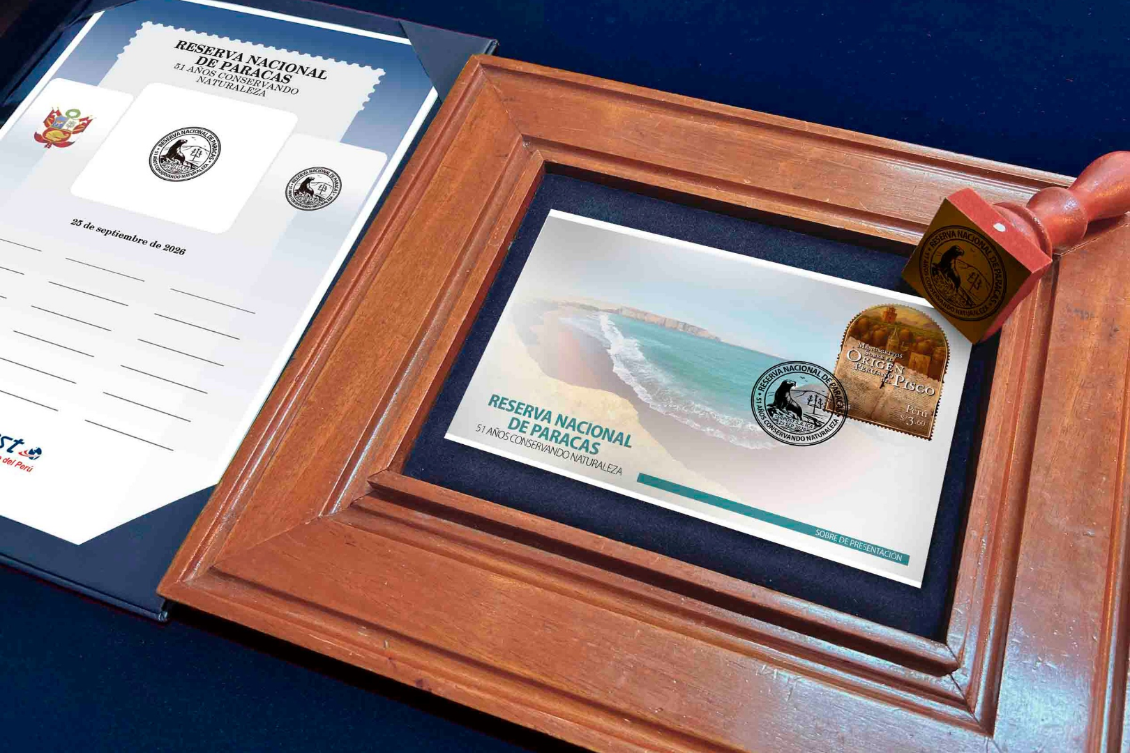Serpost presenta matasello conmemorativo por el 51.° aniversario de la Reserva Nacional de Paracas